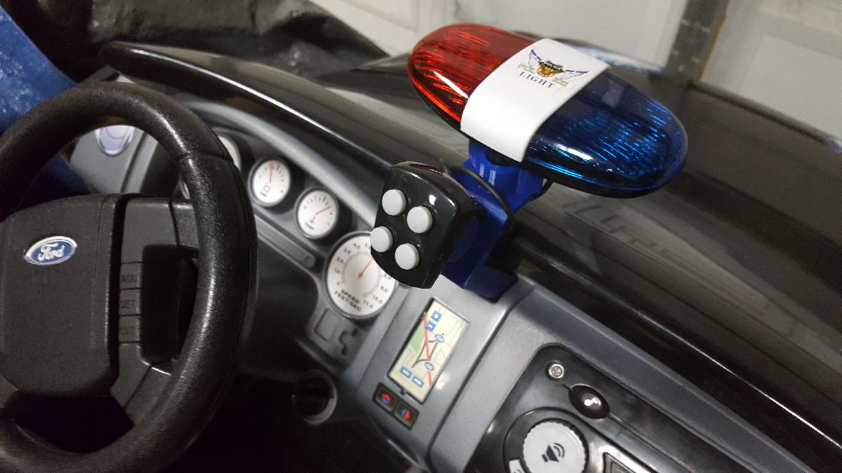 Suporte para Luzes de Sirene Power Wheels F150