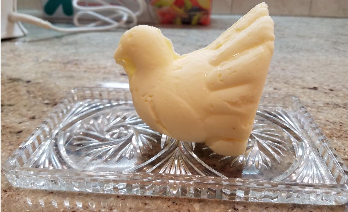 Forma de manteiga de peru