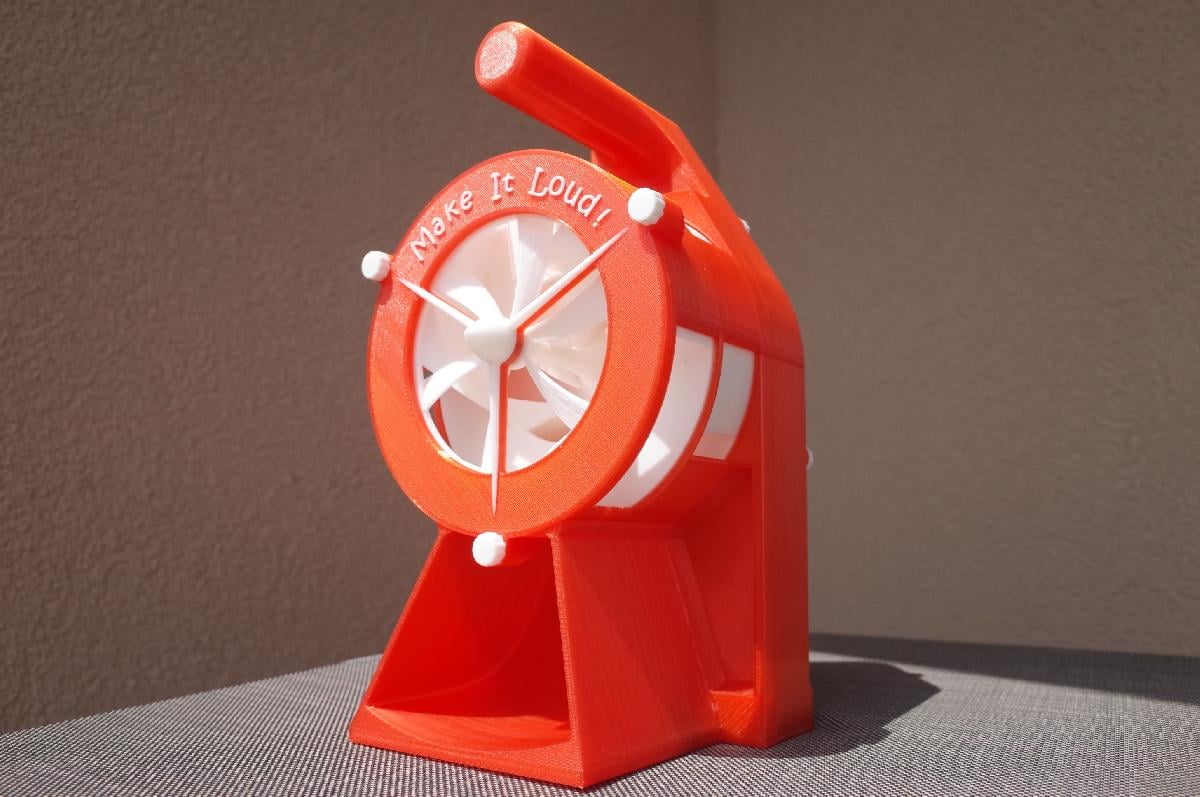 Sirene Air Raid   manivela versao 2