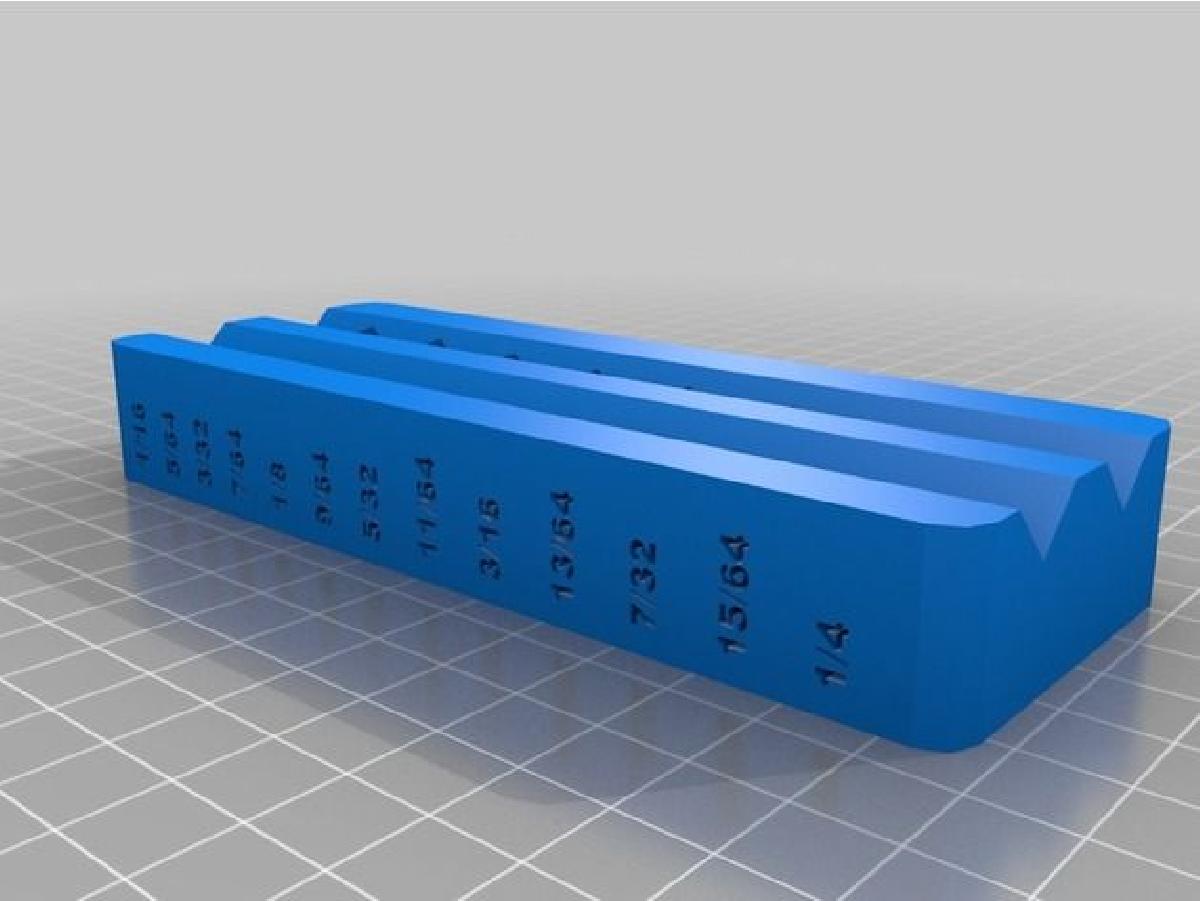 Guia de Perfuracao   Tamanho Padrao de Broca 1/16   3/8