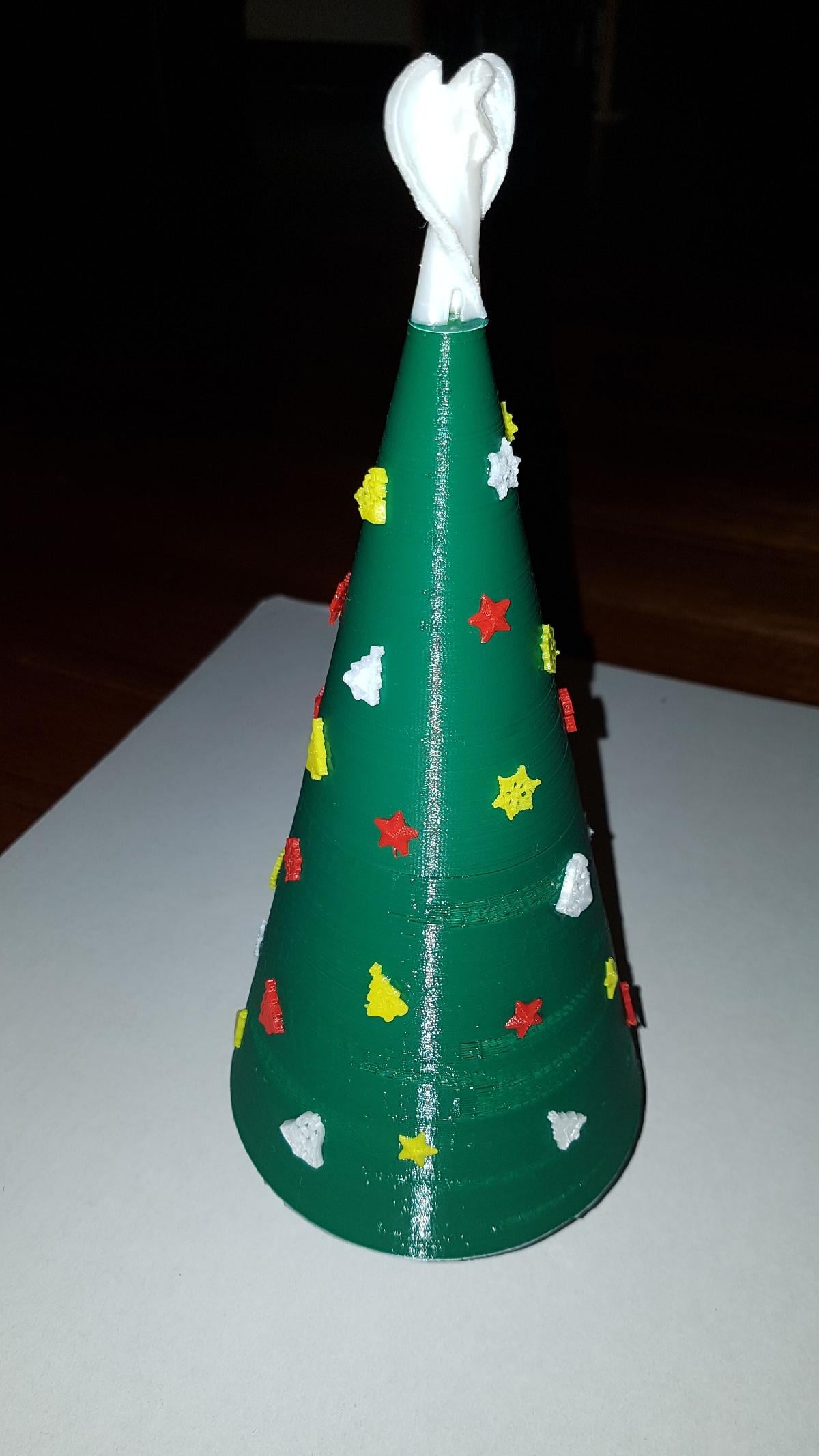 Recipiente com Tema de Arvore de Natal