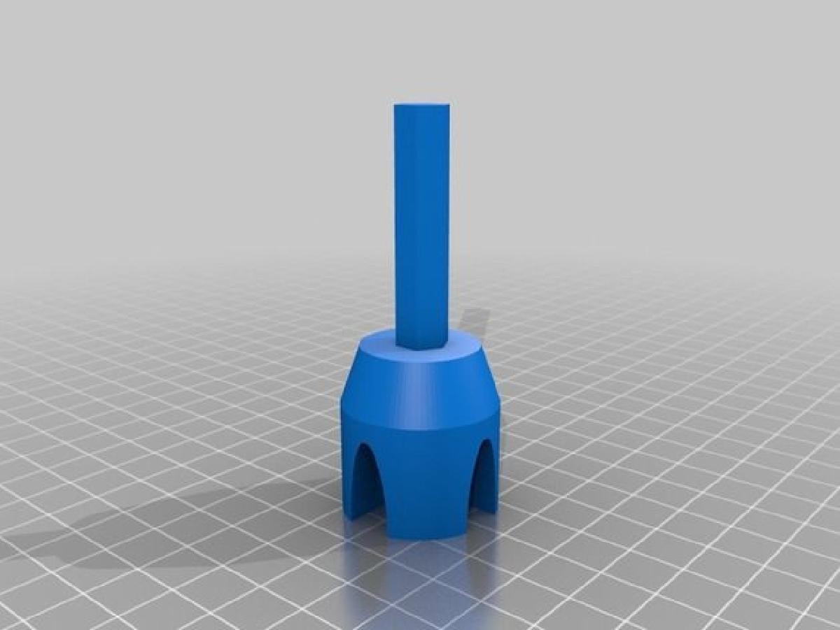 Acessorio de furadeira com porca borboleta