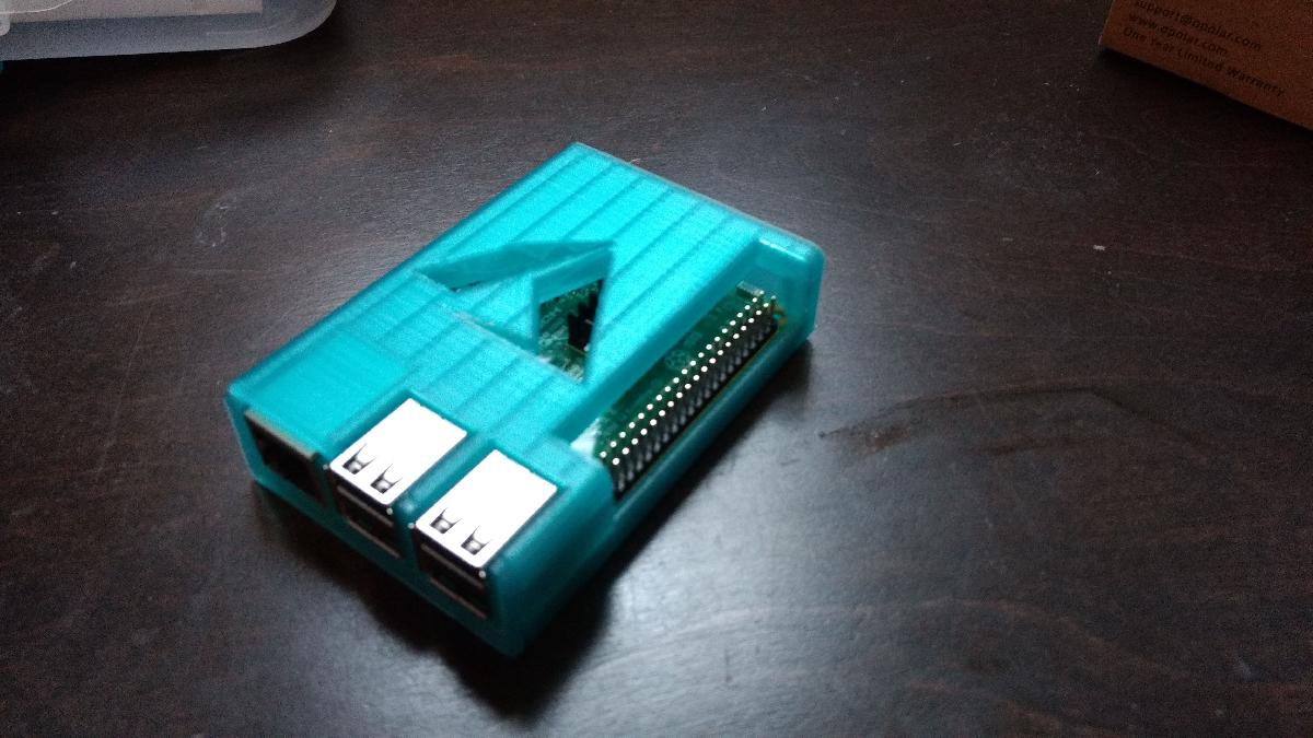 case para Raspberry Pi 2/3 com tema do Microsoft Azure