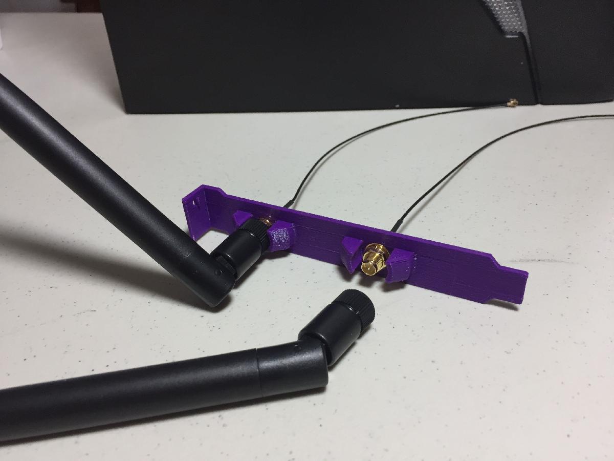 Suporte de Antena WiFi Dual para PC