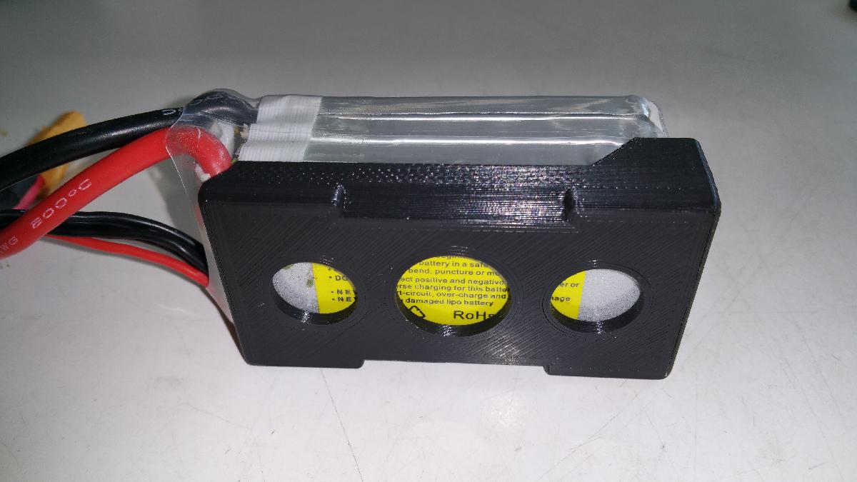 Protetor de Bateria Lipo Bonka/Tattu/Lumenier V2 (1300mAh 3S/4S)