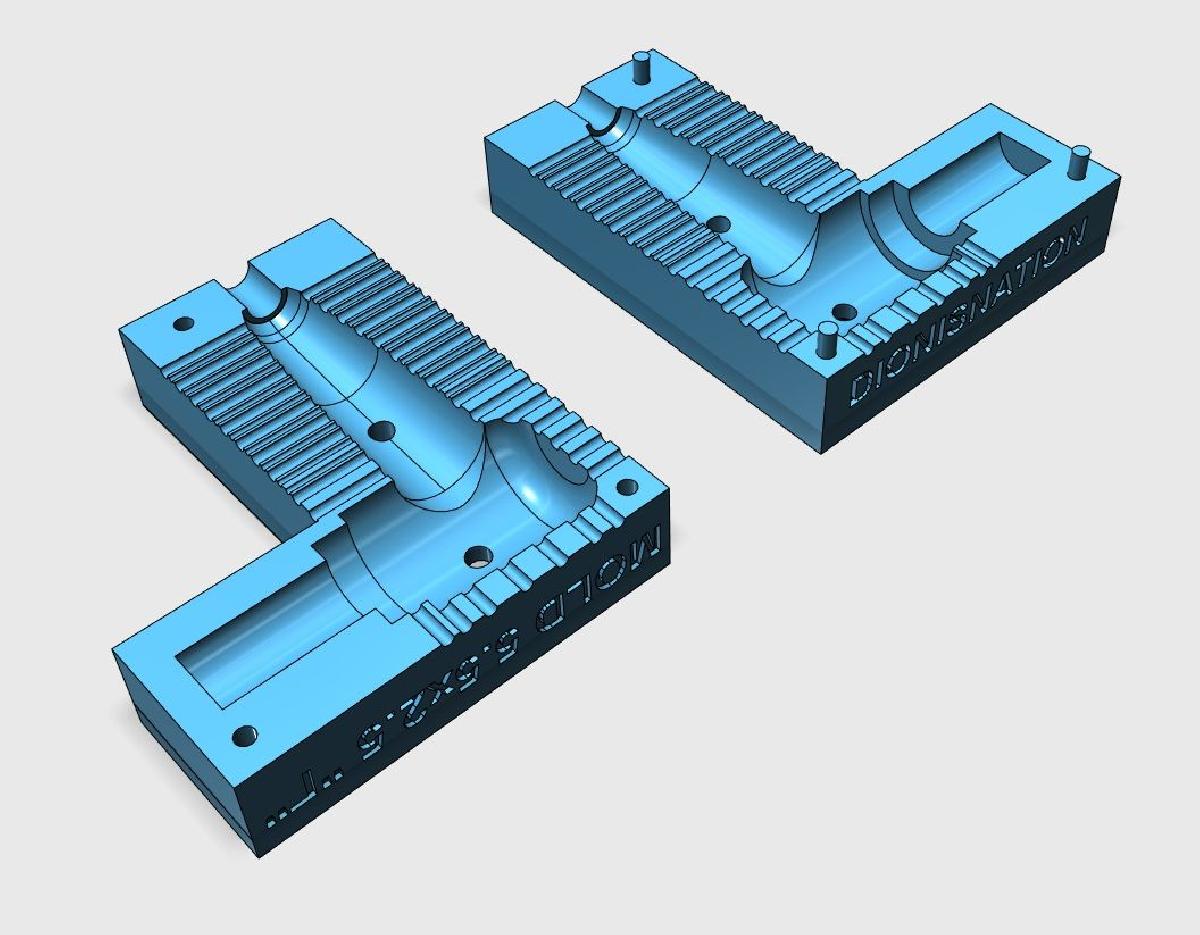 Matriz de moldagem para conector de energia 5.5x2.5 para conectores de notebook como Г