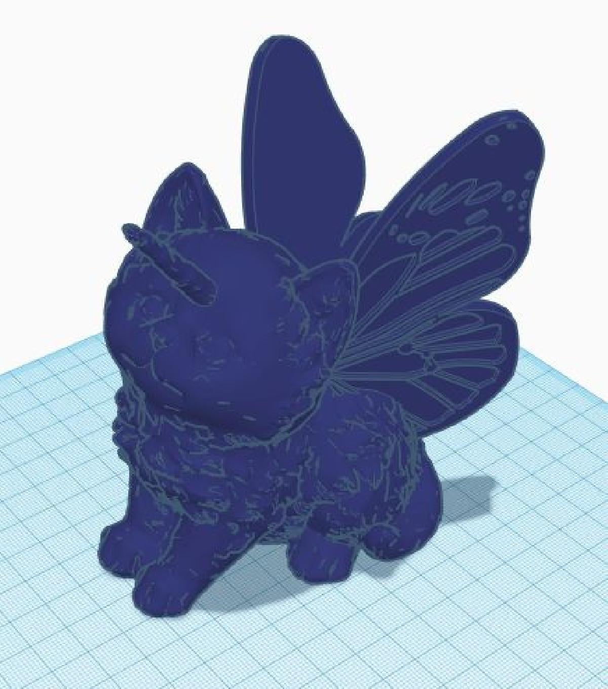 Unicornio Gato Borboleta