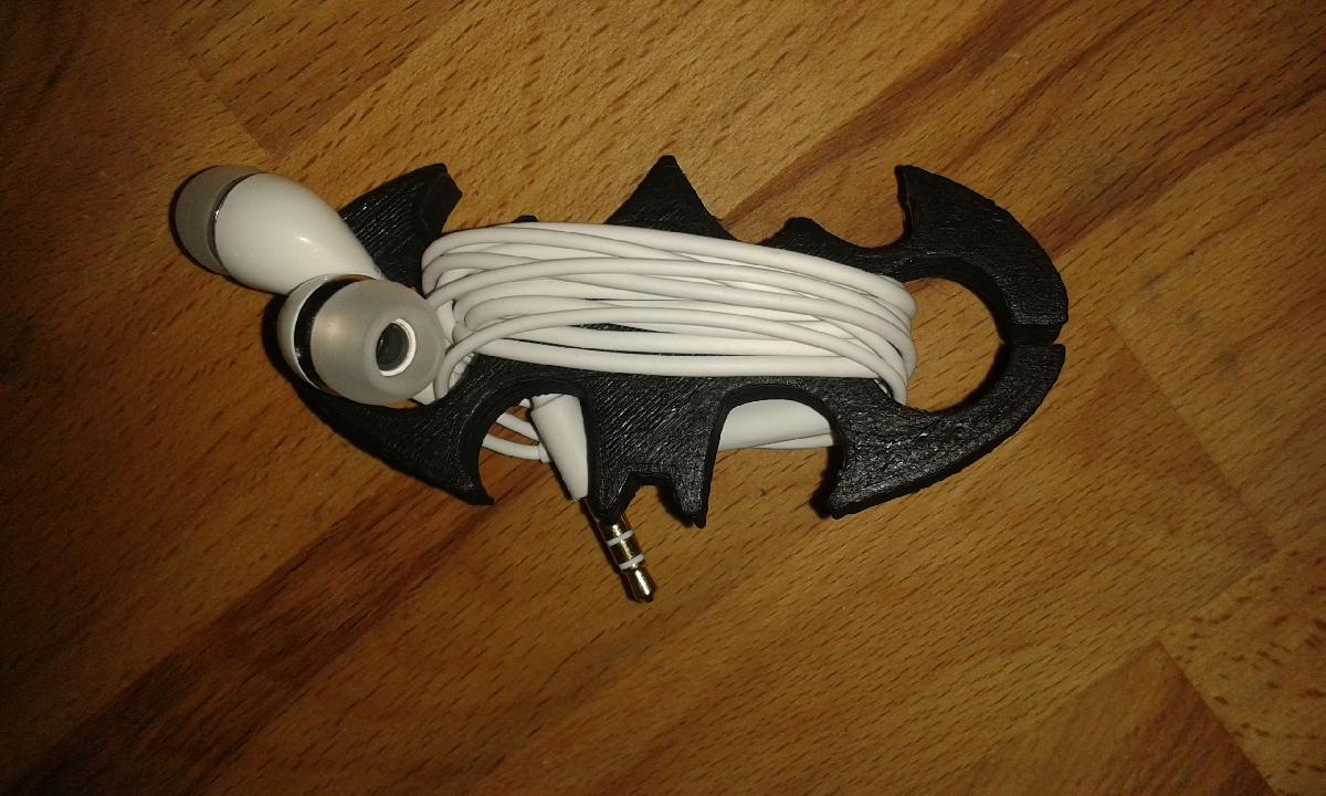 suporte para fones de ouvido do batman