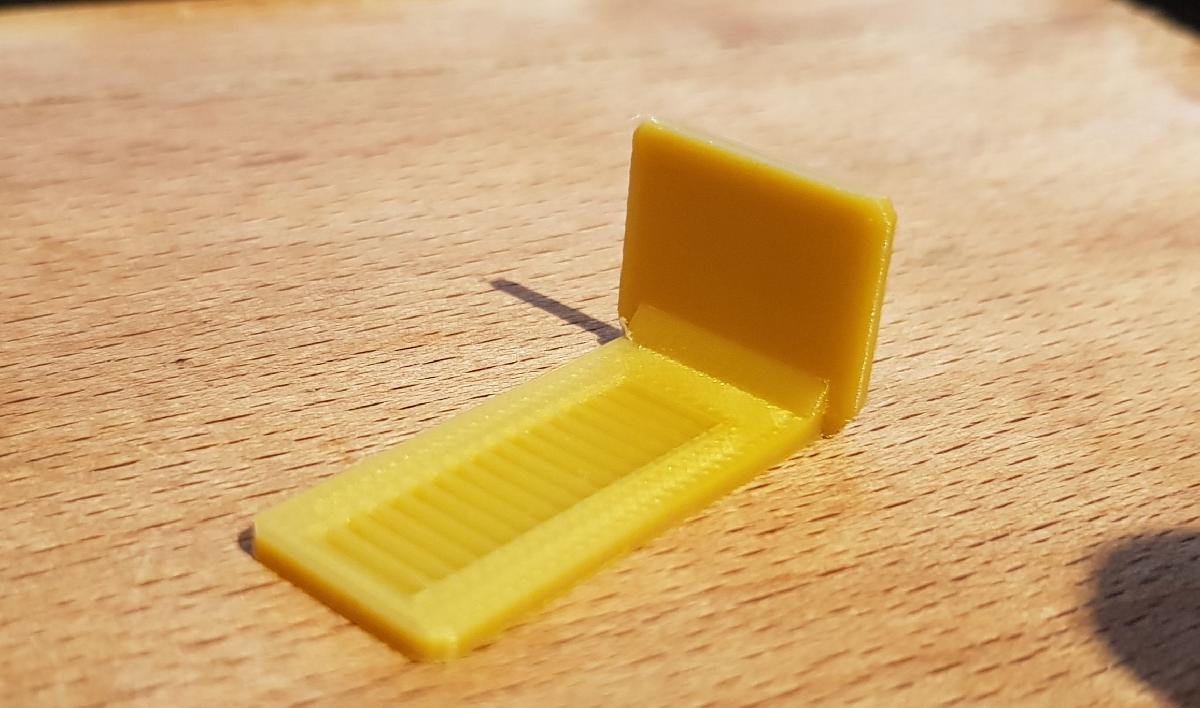 Peca de reposicao para plissado