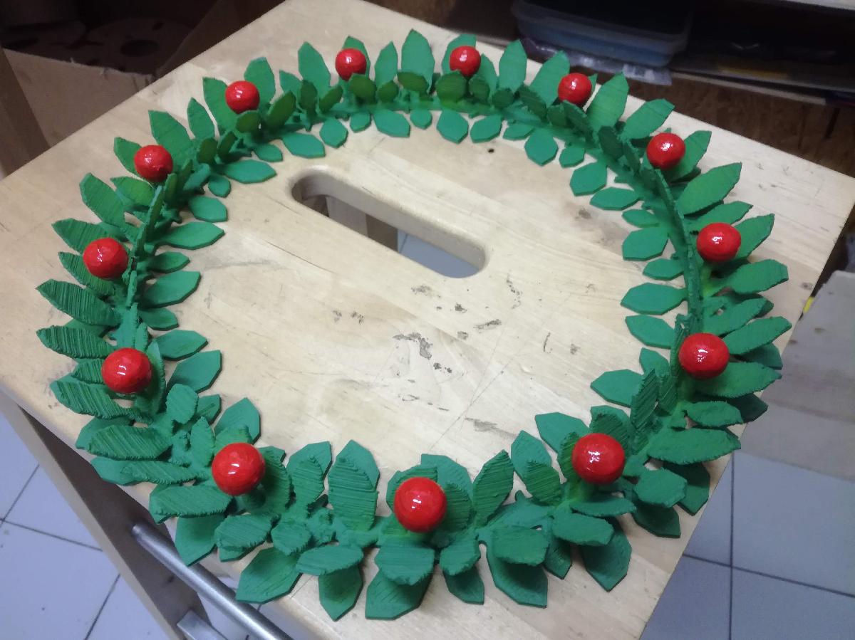 Guirlanda de Natal artesanal