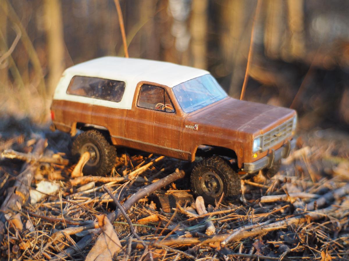 Chevrolet Blazer K5   modelo RC com eixos WPL