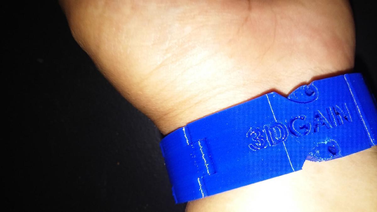 Pulseira de relogio com fivela articulada (diametro do pulso de 70mm)