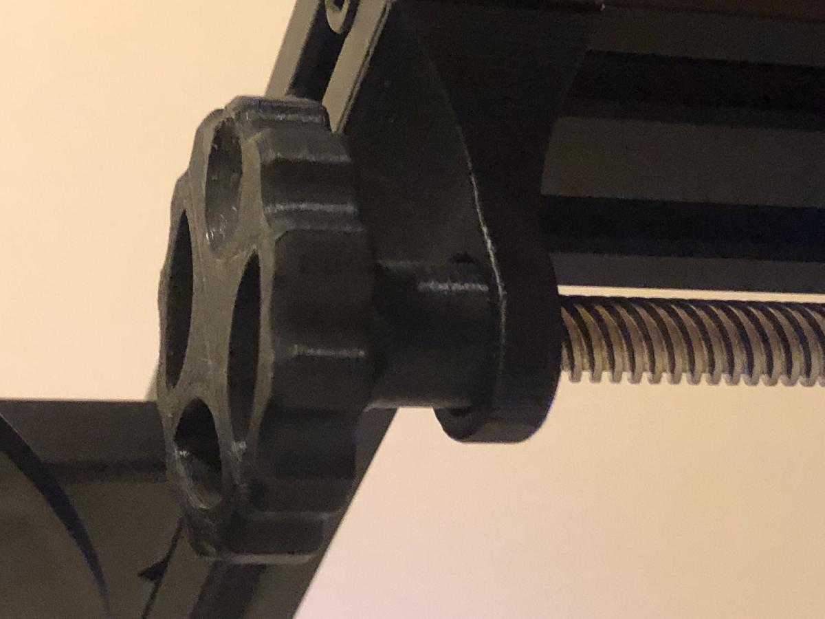 Botao de velocidade do parafuso de avanco do Ender 3 / 3 pro z