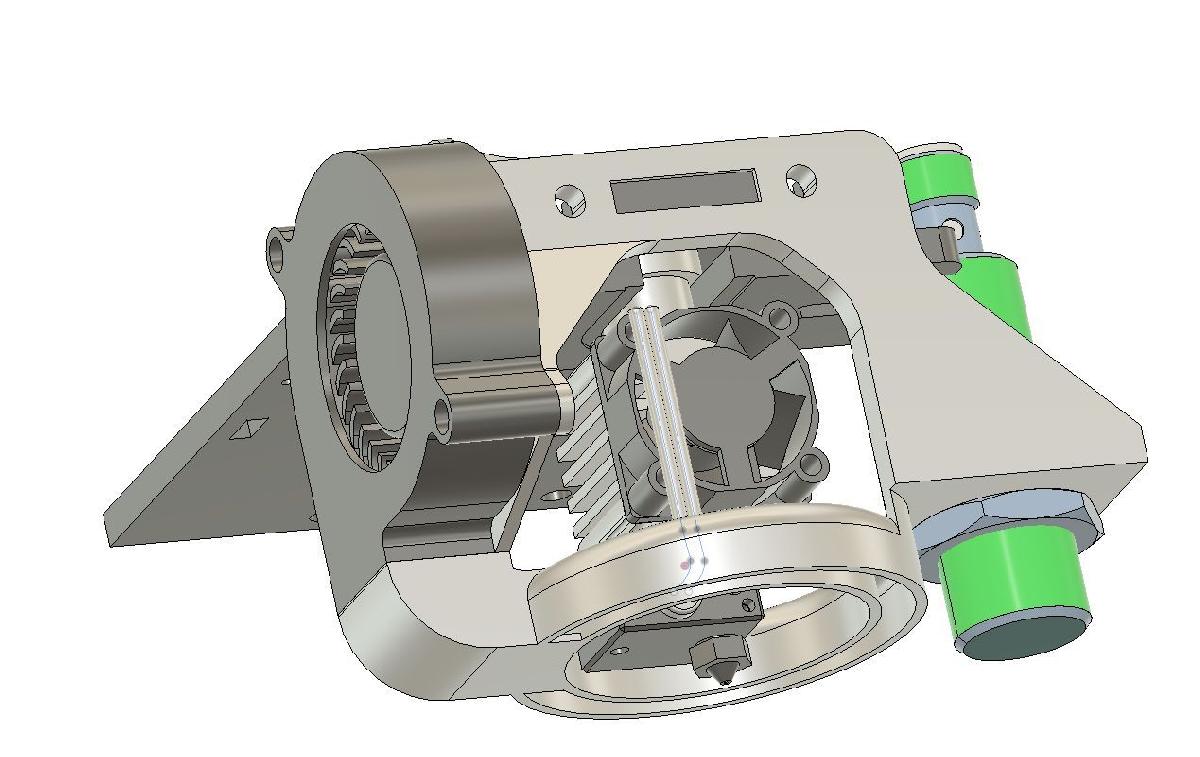 Suporte para Hotend XCR3D FLSUN Cube