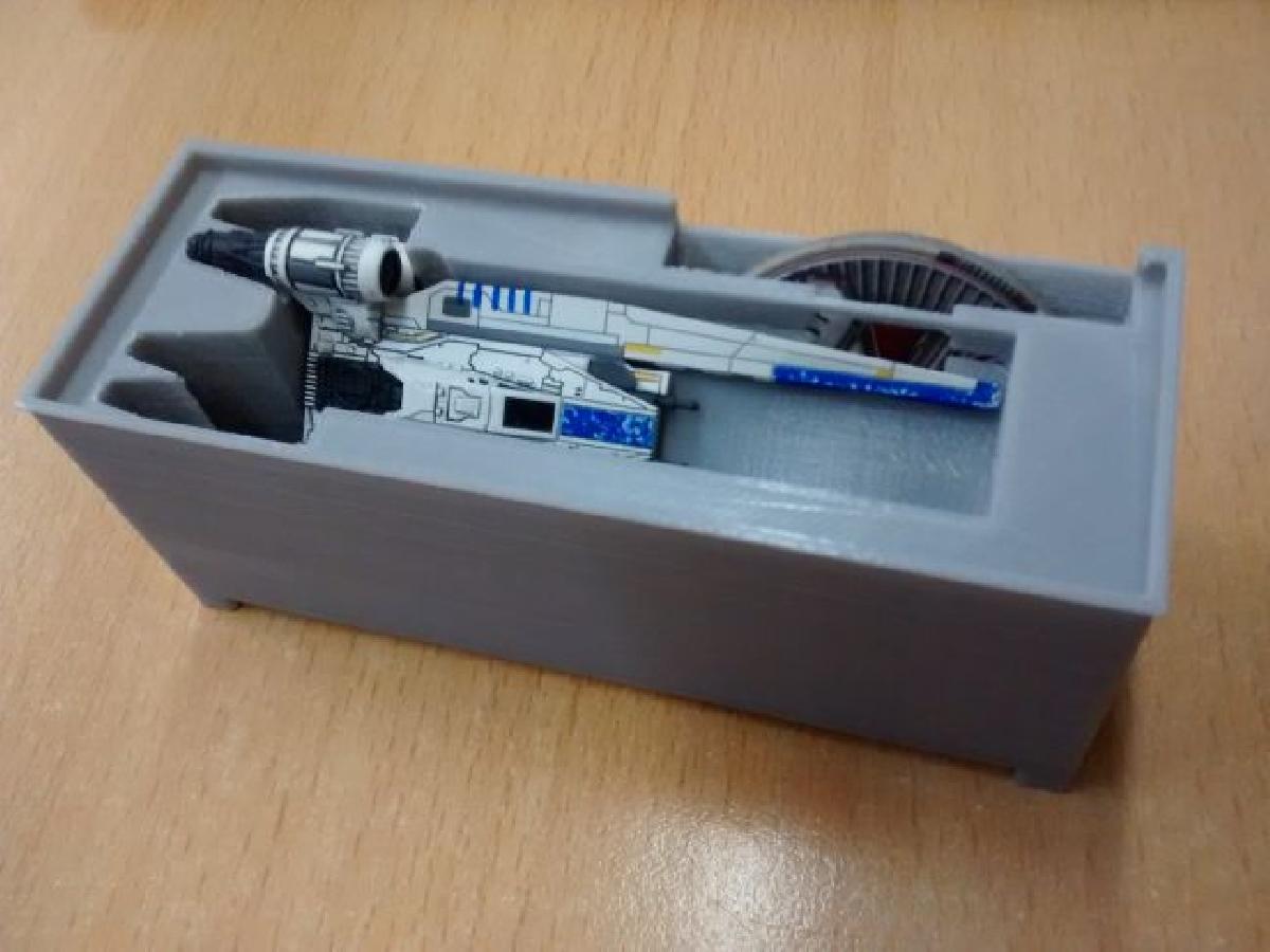 Suporte U Wing (Miniaturas X Wing) para organizador Stanley