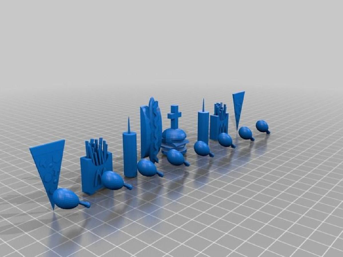 Jogo de Xadrez Fast Food #Chess