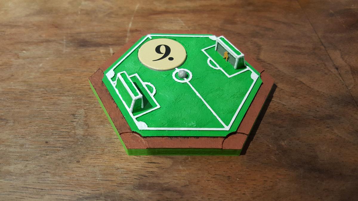 Os campos de futebol