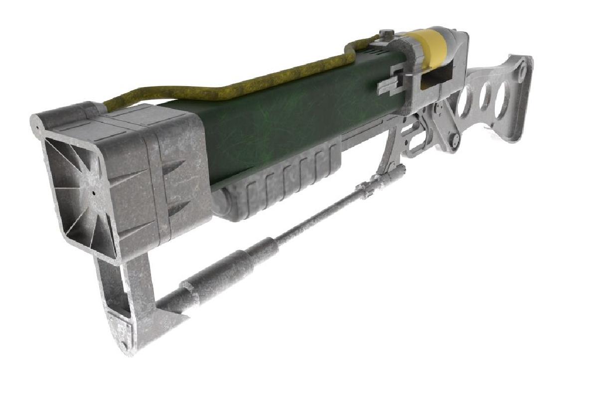 Rifle a laser AER12 do universo Fallout