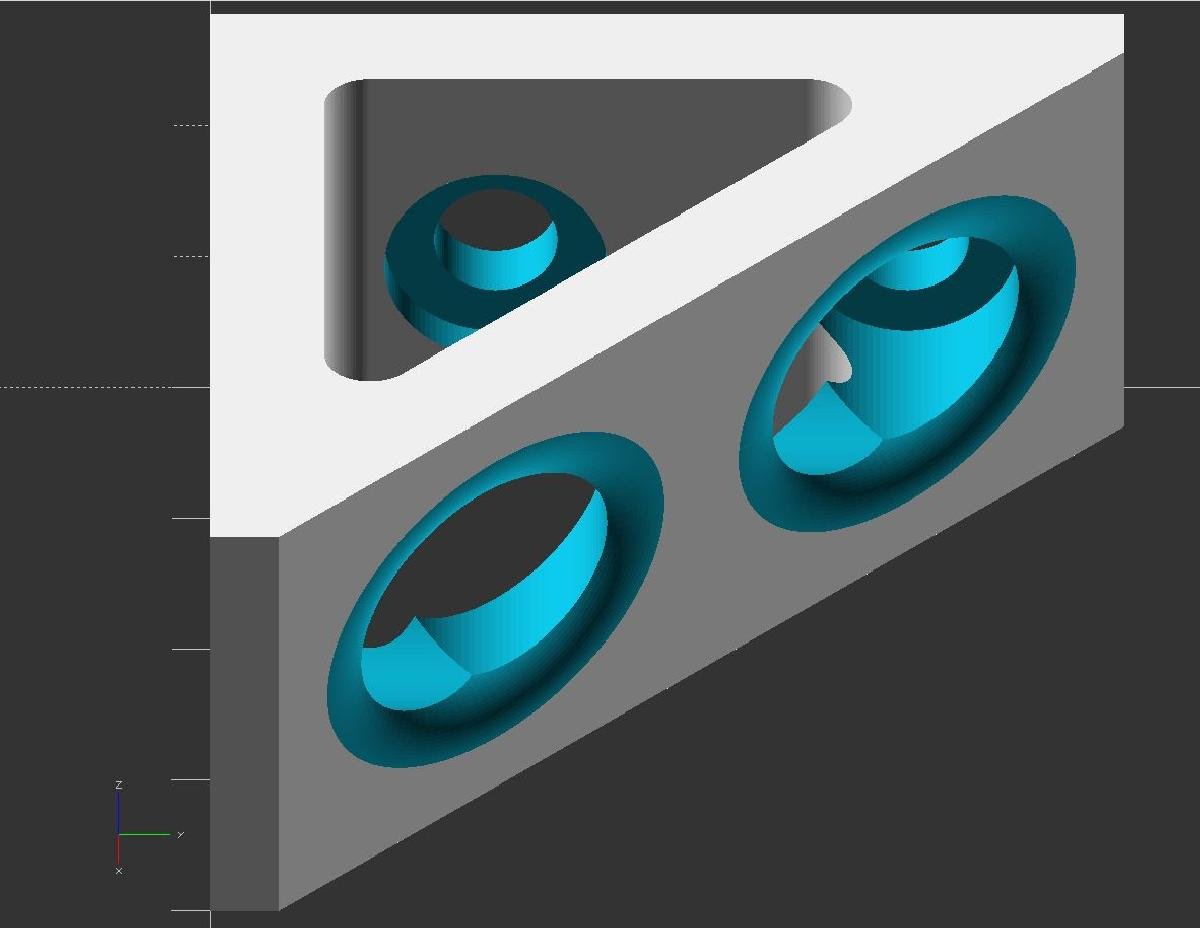 Suporte em angulo reto para extrusao de aluminio