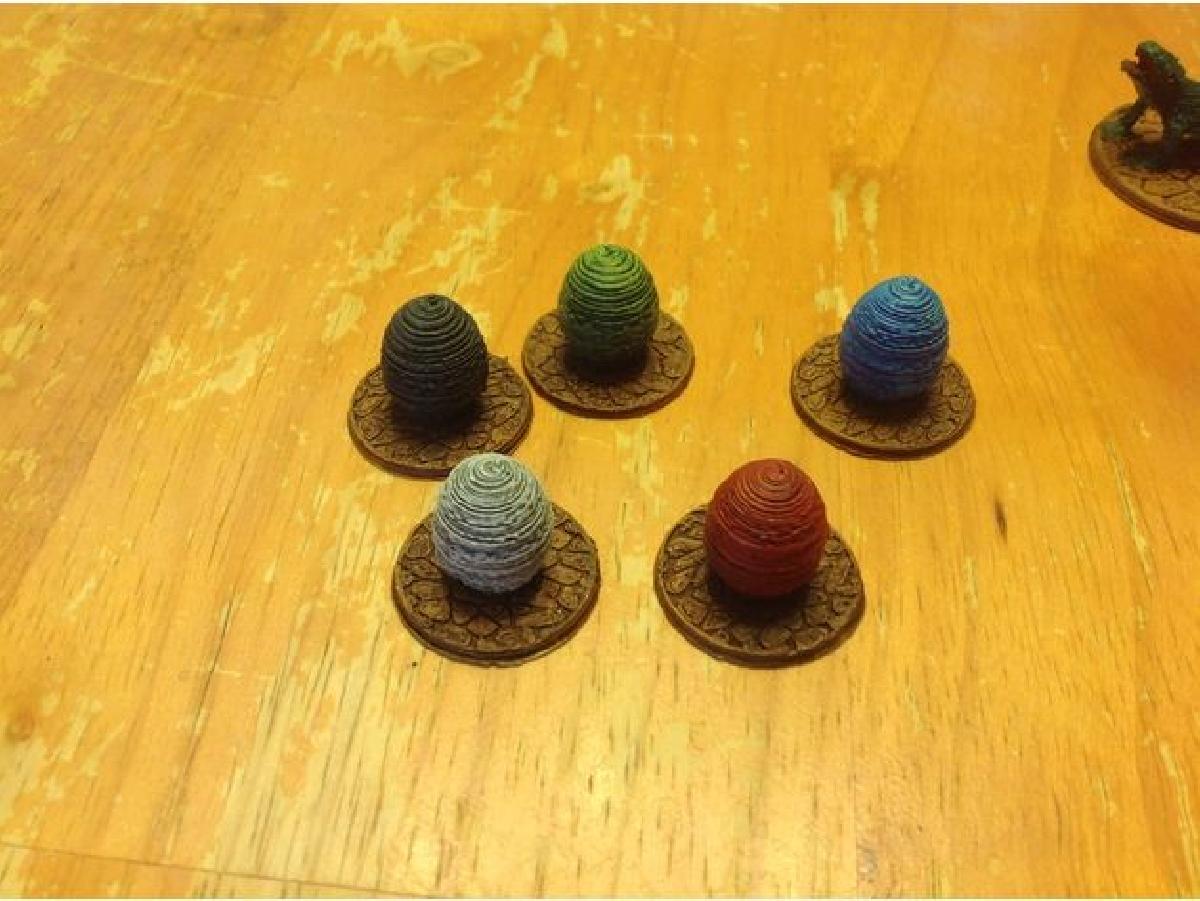 Token de Ovo de Dragao (base de 25mm)   Tesouro da Rainha Dragao