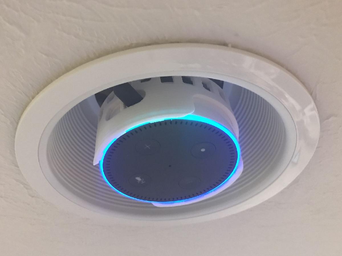 Suporte de montagem do soquete da lâmpada Amazon Echo Dot