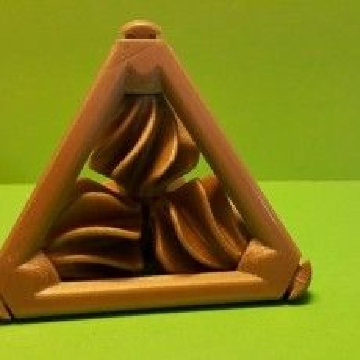 Tetraedro com helices