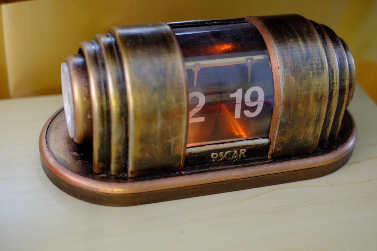 Relogio Art Deco Flip (Bioshock)