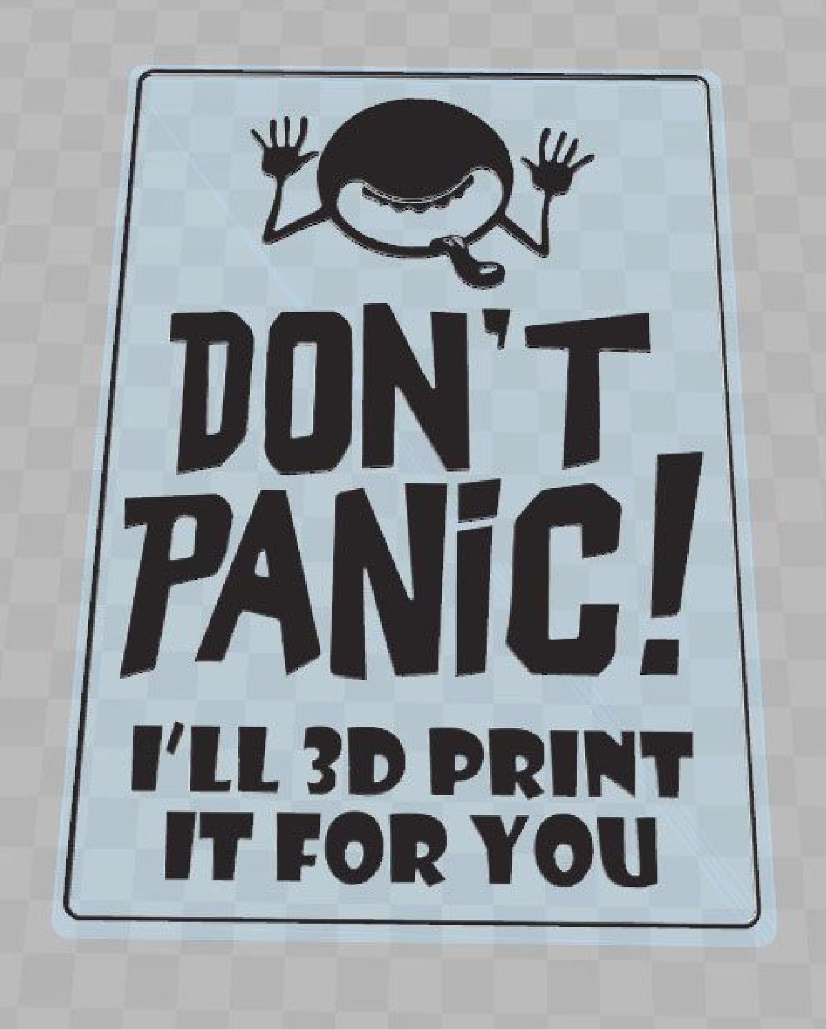 Nao entre em panico   eu vou imprimir em 3D para voce