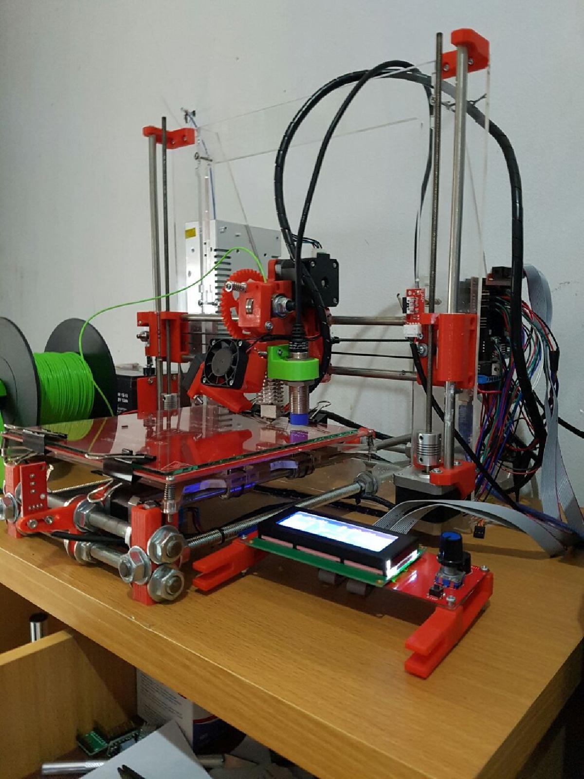 Nivelamento automatico da cama Prusa i3 rework sem cama de metal