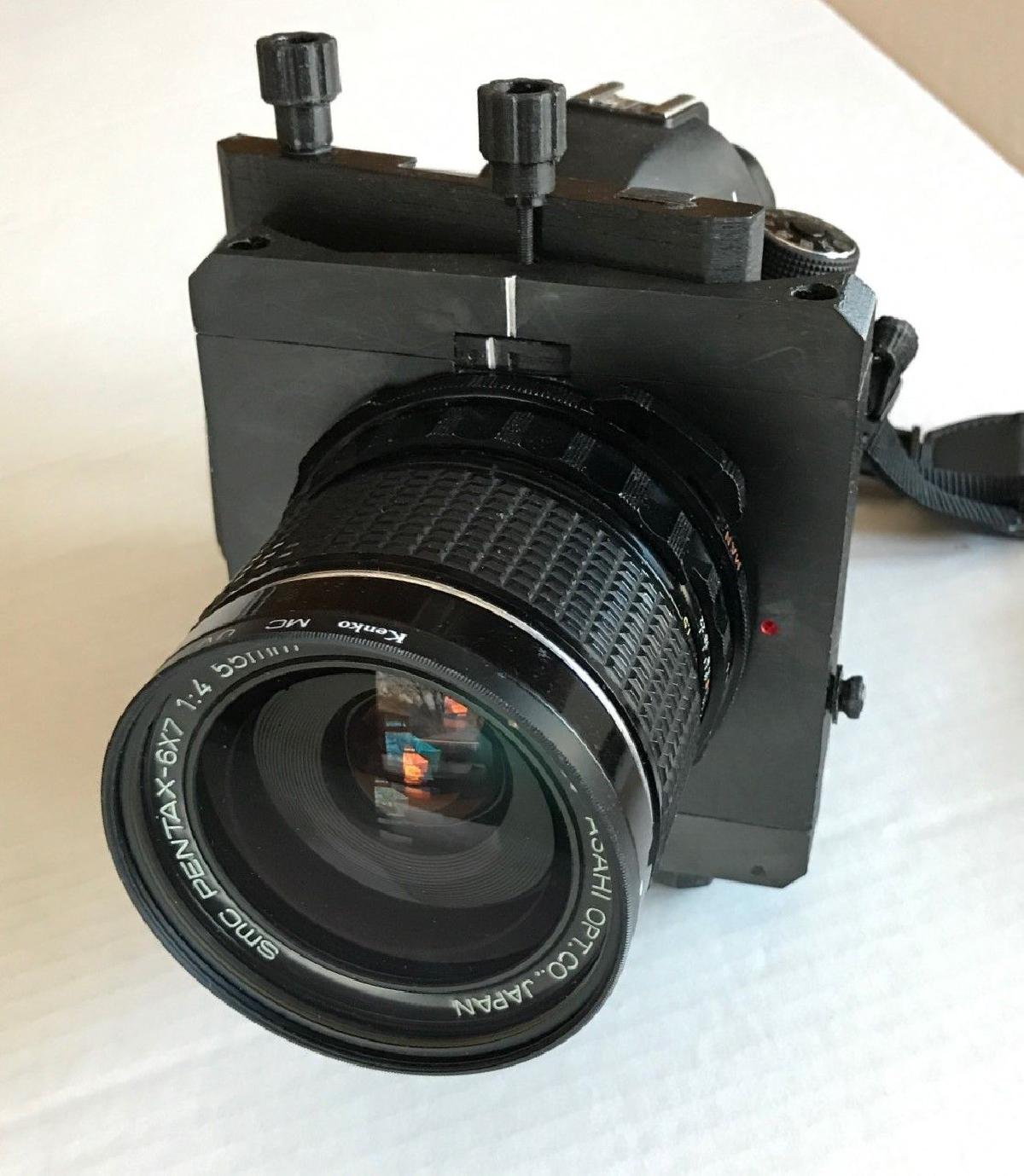 Adaptador Tilt Shift para Pentax 67 para Canon EF