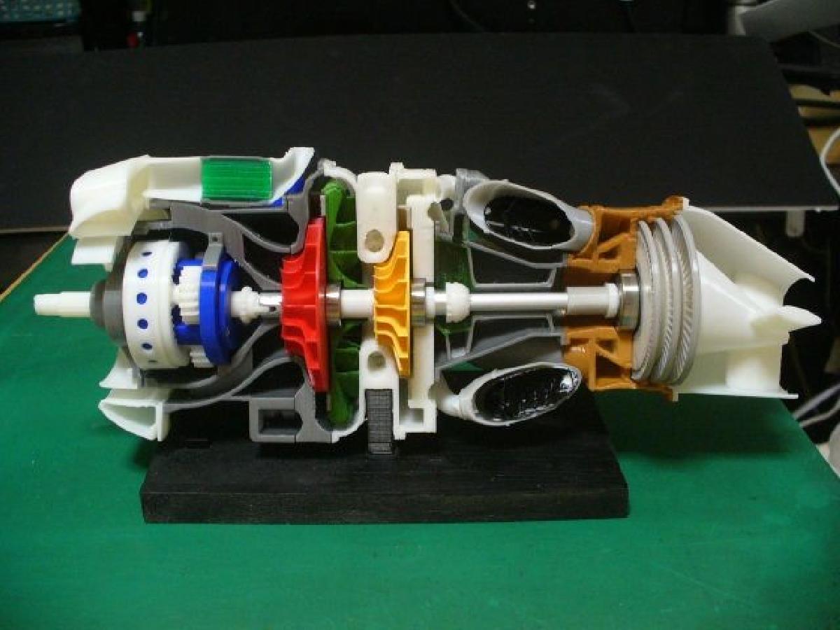 Partes Modificadas do Motor Turbopropulsor