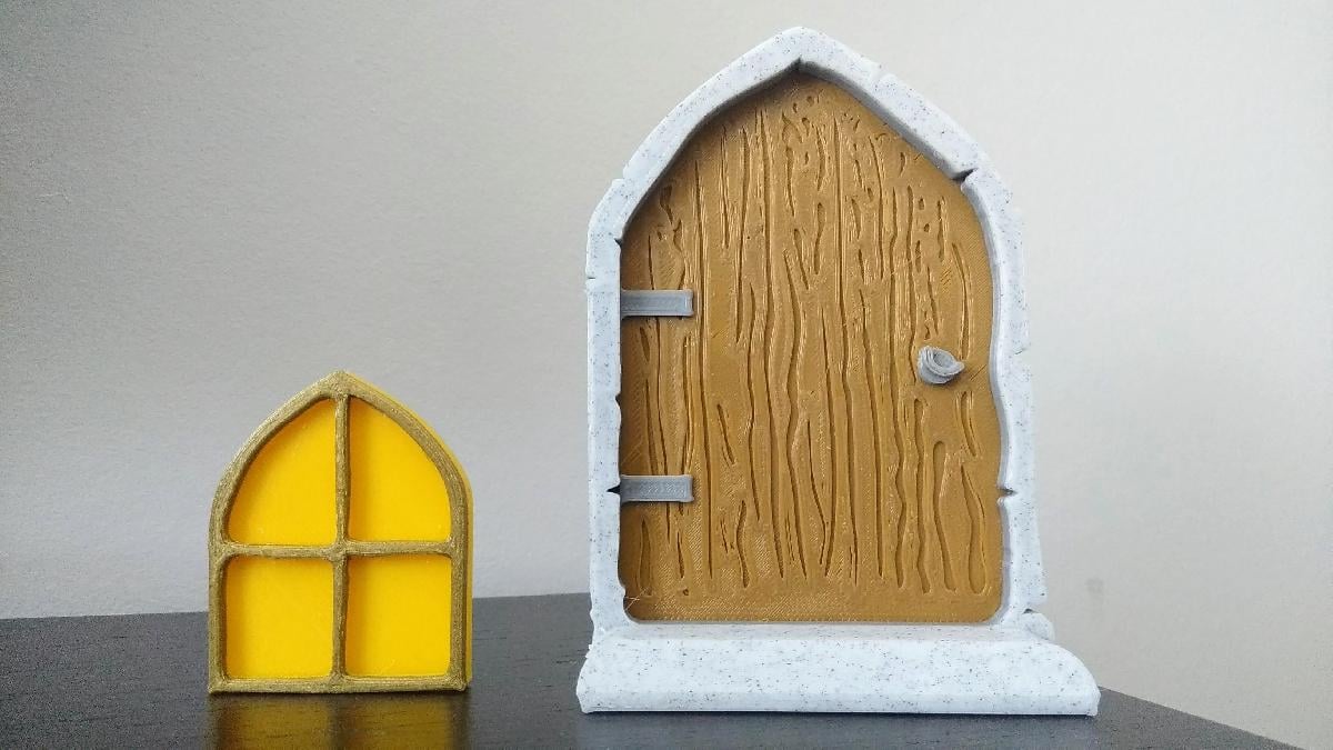 Porta e Janela de Fada Encantada