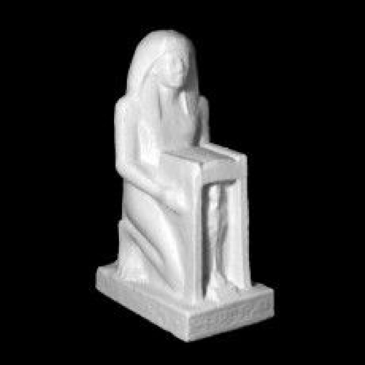 Estátua ajoelhada de Raia e Ptah