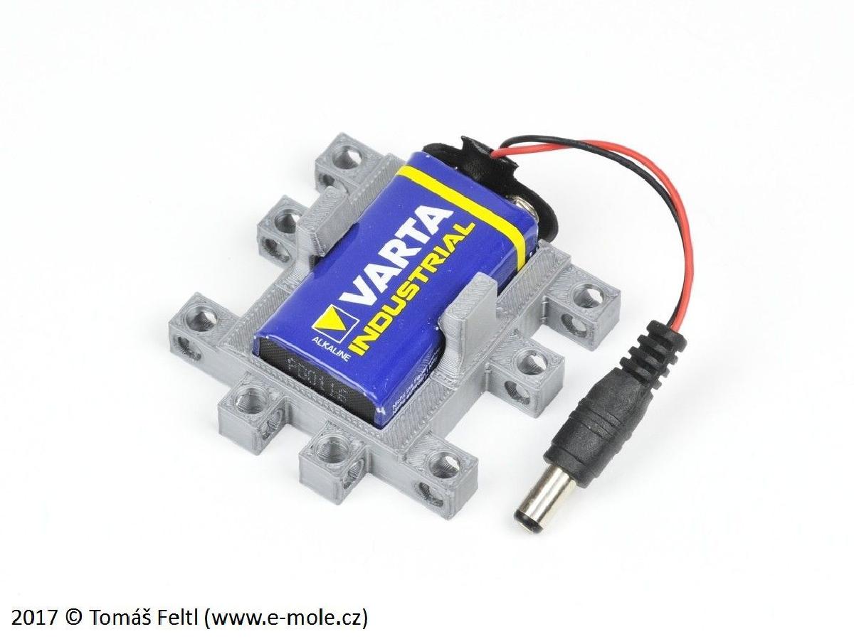 Suporte para bateria de 9V