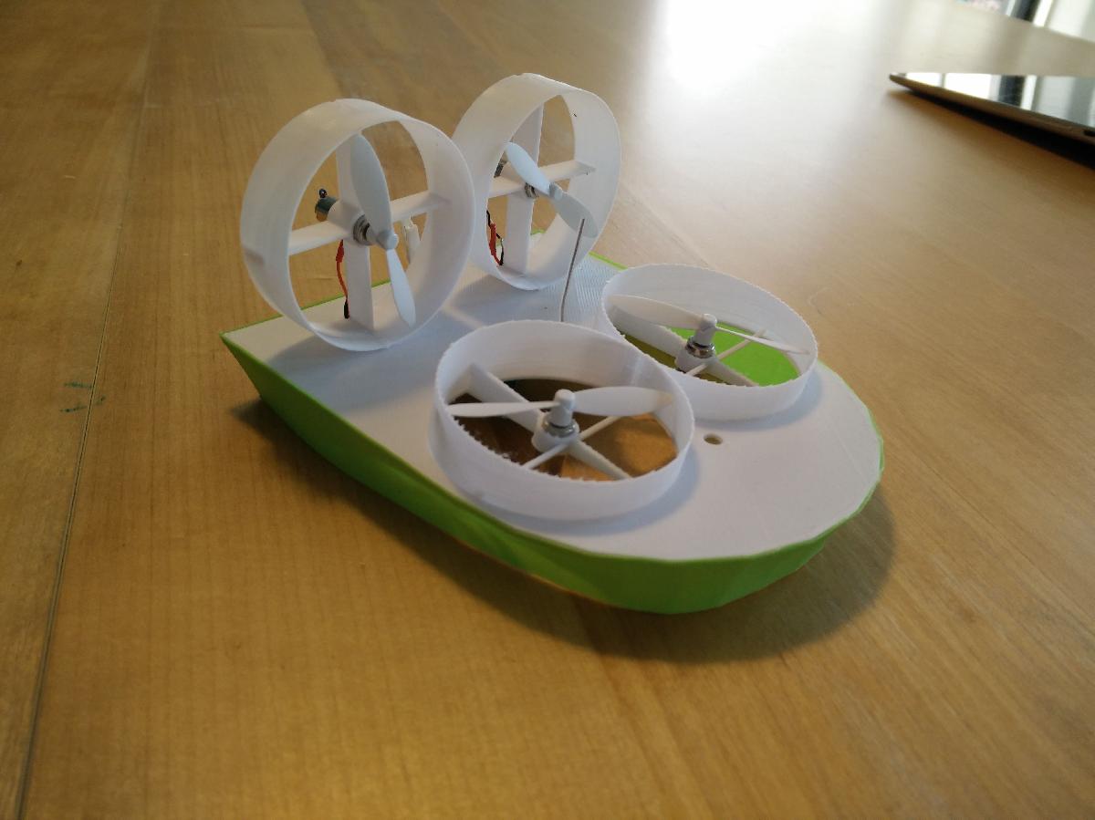 Transformacao Mini do Hovercraft H8