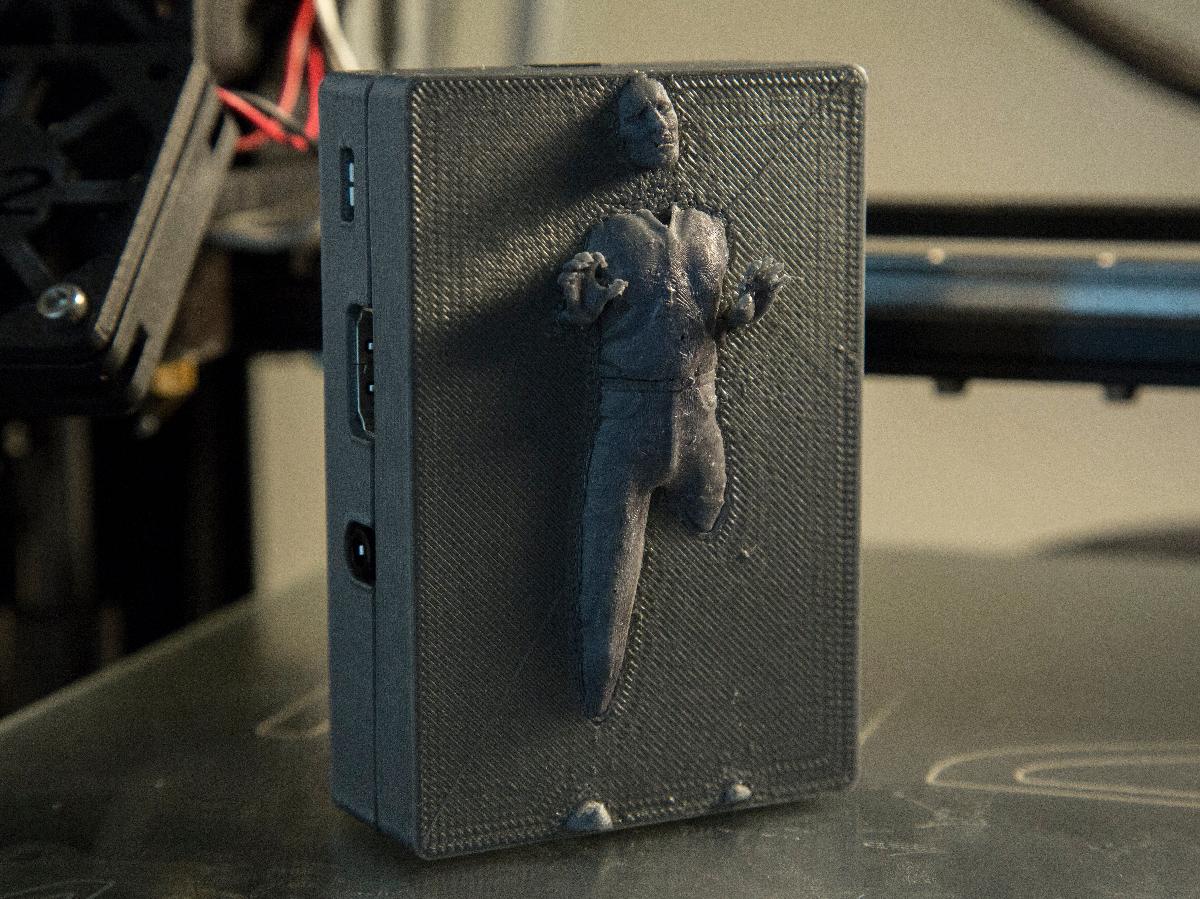 Han Solo em Carbonite   Case Raspberry Pi 2/B+