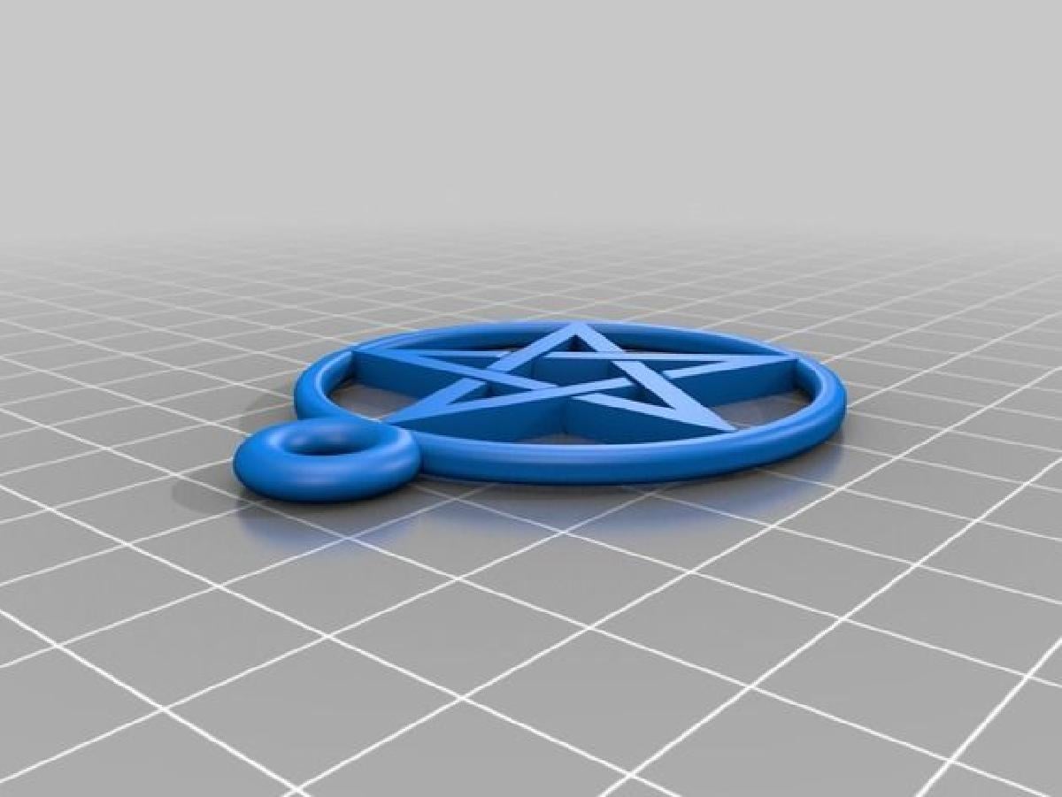 colar de pentaculo pentagrama amuleto de protecao