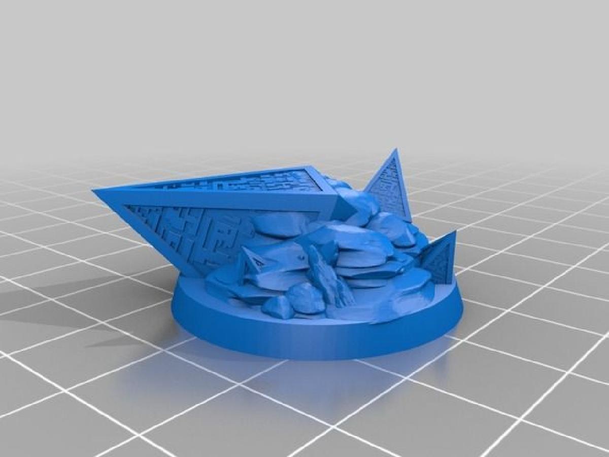 Bases de Heroi de 40mm e 32mm Zendikar (MTG/WH40k)