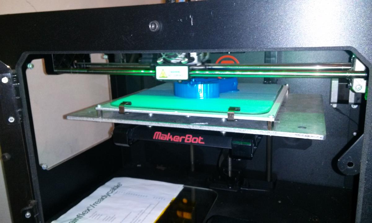 Mesa aquecida para Replicator 2 e Makerbot Desktop v.3.7