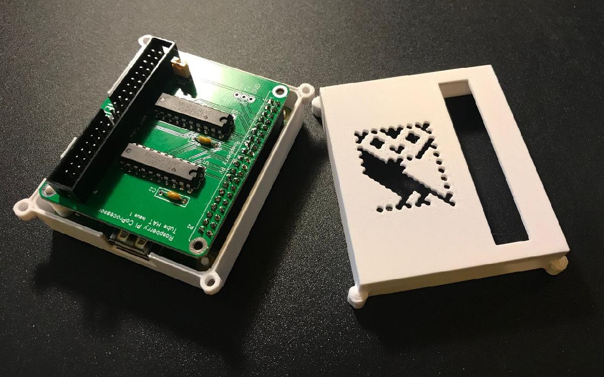Chapeu Tube de Coprocessador BBC Micro com Case para Raspberry Pi 3A+