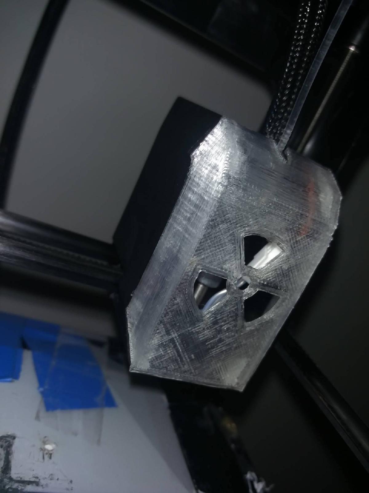 Painel frontal da impressora M3D Nuke