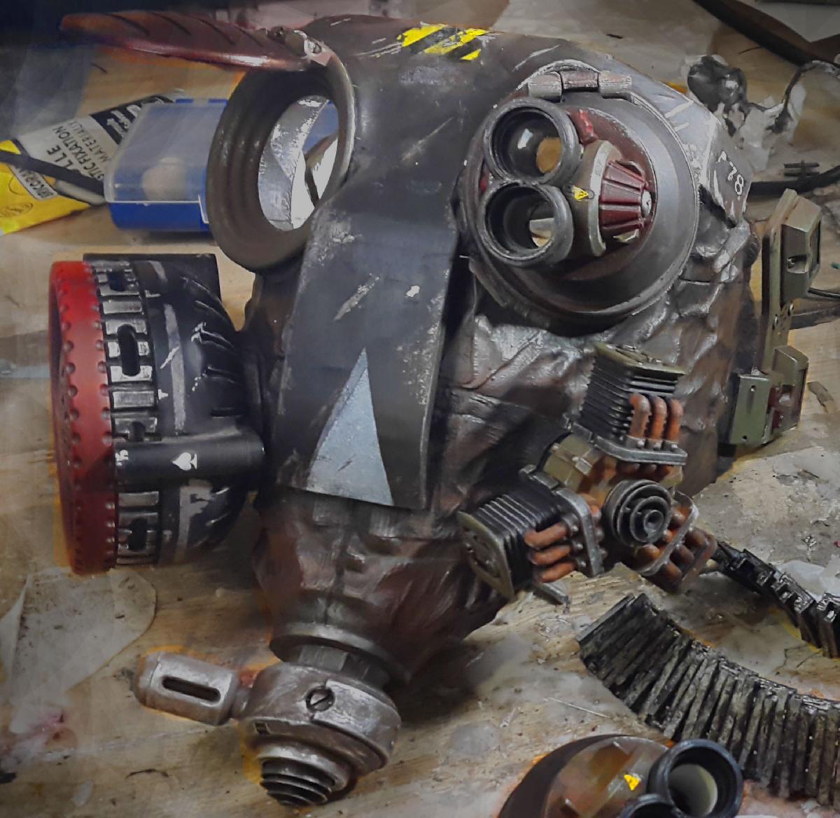 Mascara de Gas Steampunk Padrao Golias