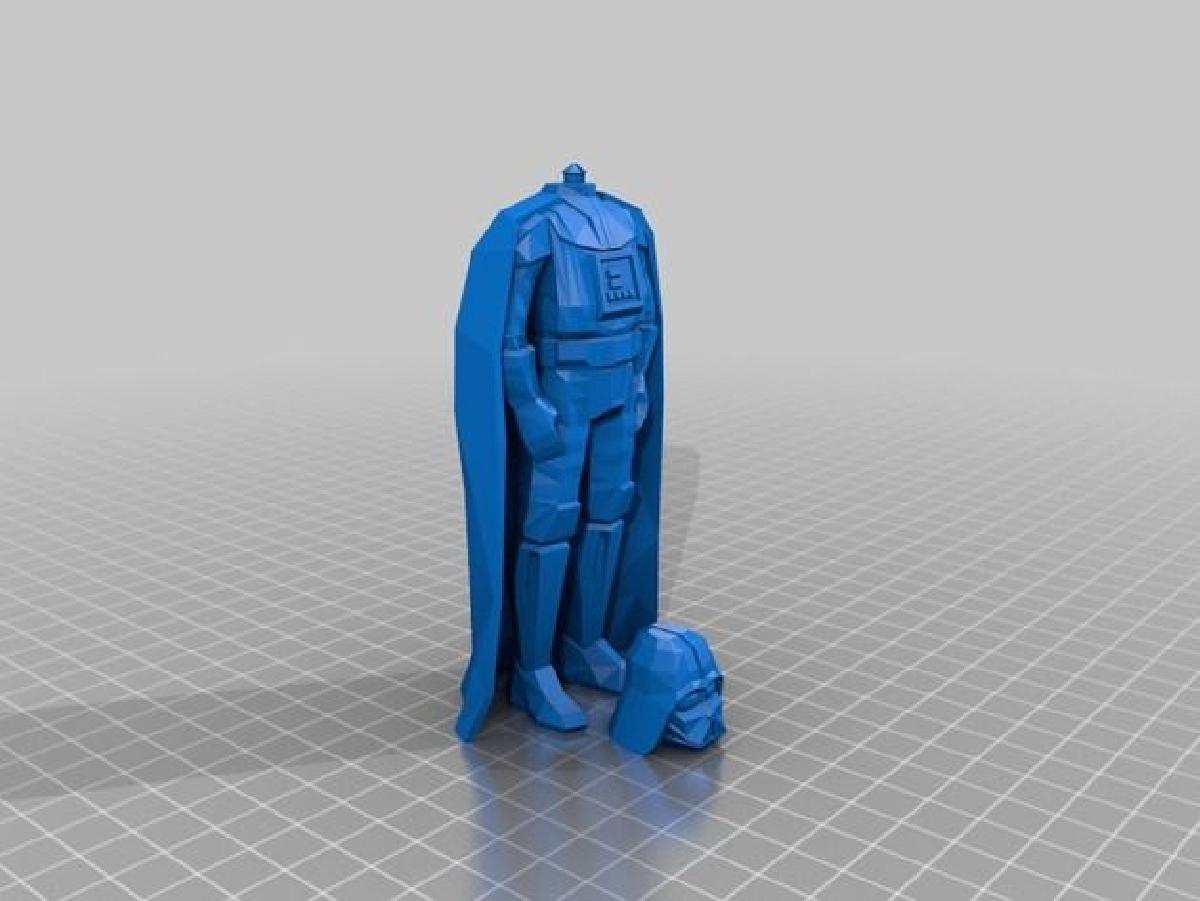 Vader Low Poly com Cabeca Removivel