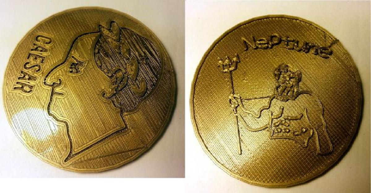 Replica de moeda romana