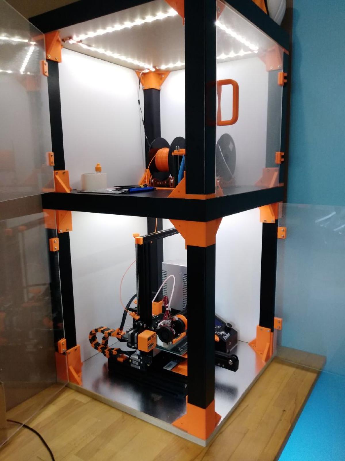 Compilacao de Enclosure para IKEA Lack Creality Ender 3