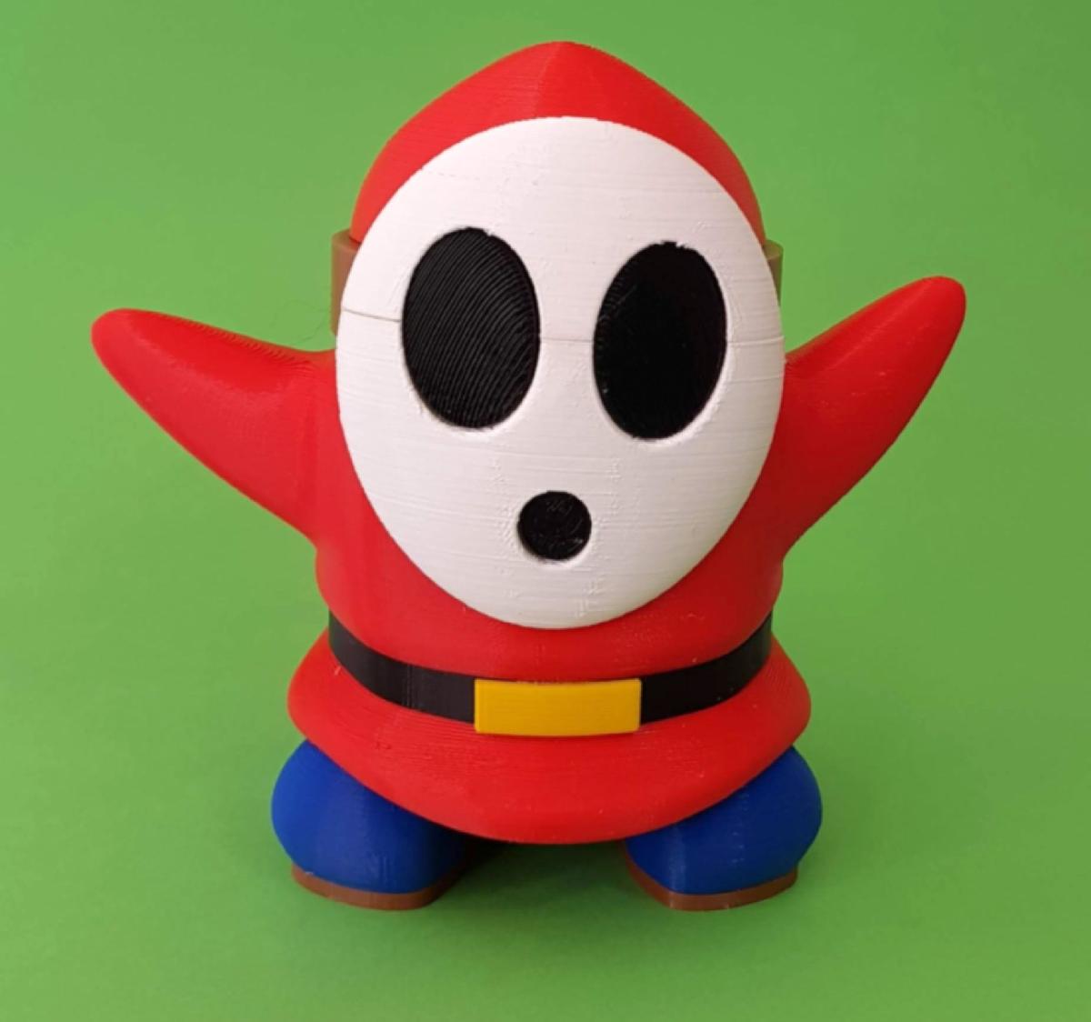 Shy Guy dos jogos Mario   Multicolorido