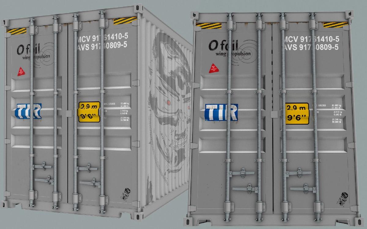container de 20 pes
