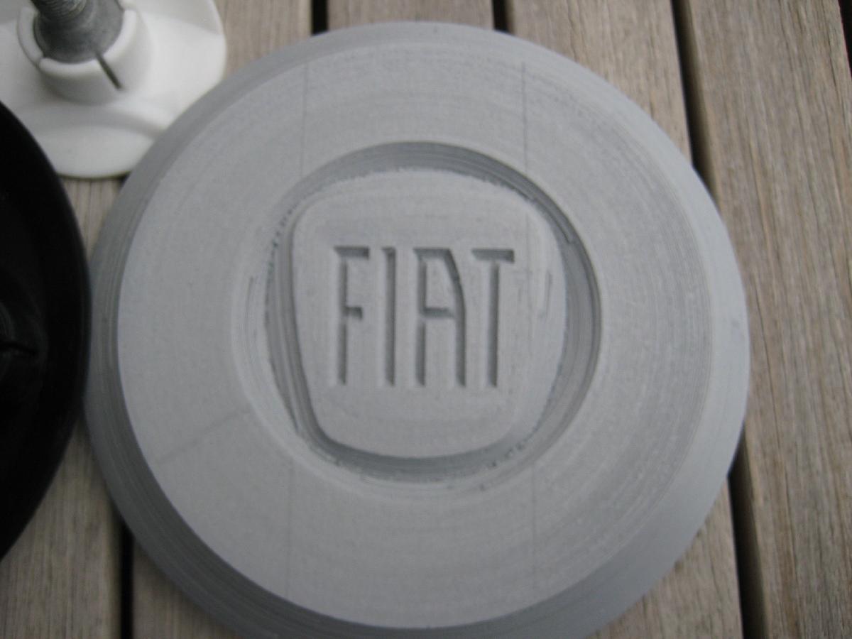 tampa do cubo Fiat 4 x 98 mm
