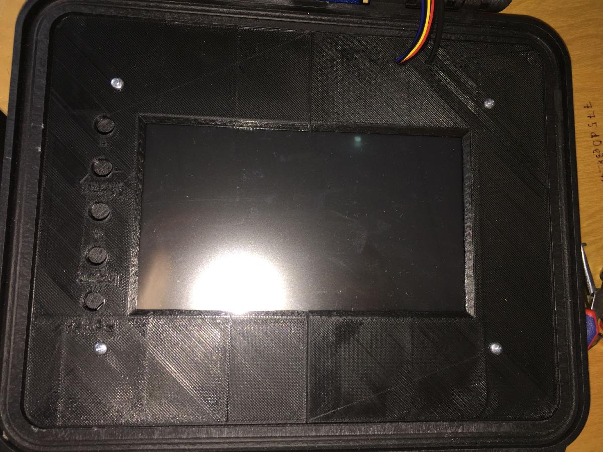 Tampa de caixa Peli 1200 7 polegadas MK1