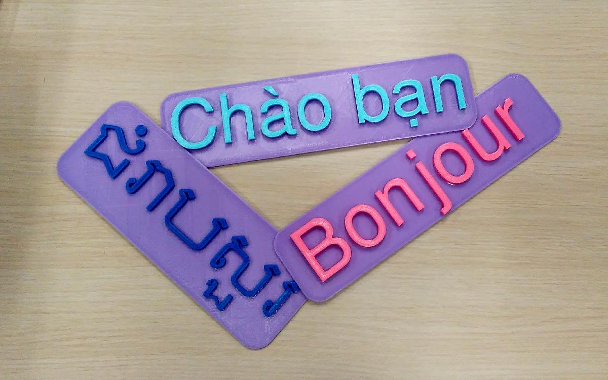 Ola em diferentes idiomas